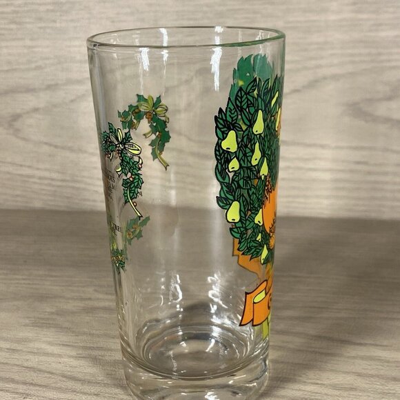 Vtg Twelve Days Of Christmas Tumbler 6th day ONLY Taylor Smart & T Goose Geese - Picture 4 of 5